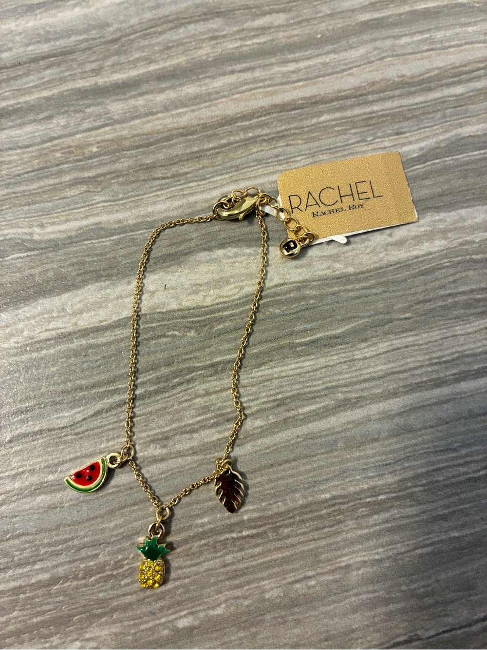 NWT Rachel Roy fruit bracelet